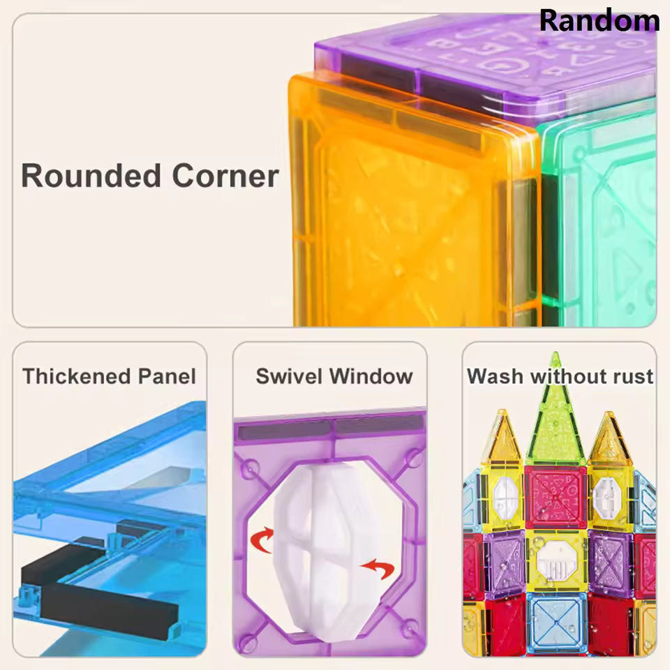 Magnetic Building Blocks for Kids.