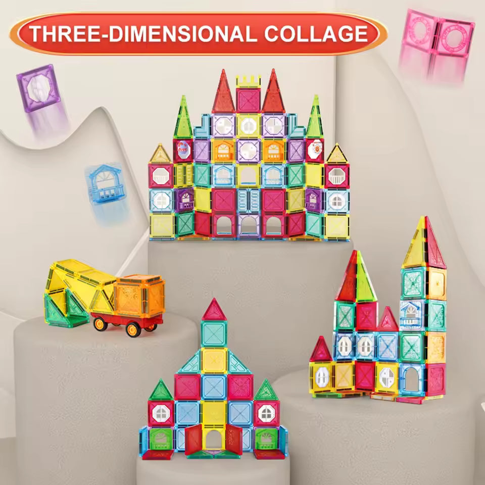 Magnetic Building Blocks for Kids.