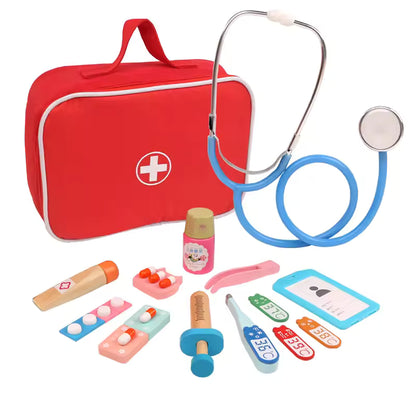 Wooden Pretend Play Doctor Educational Toys