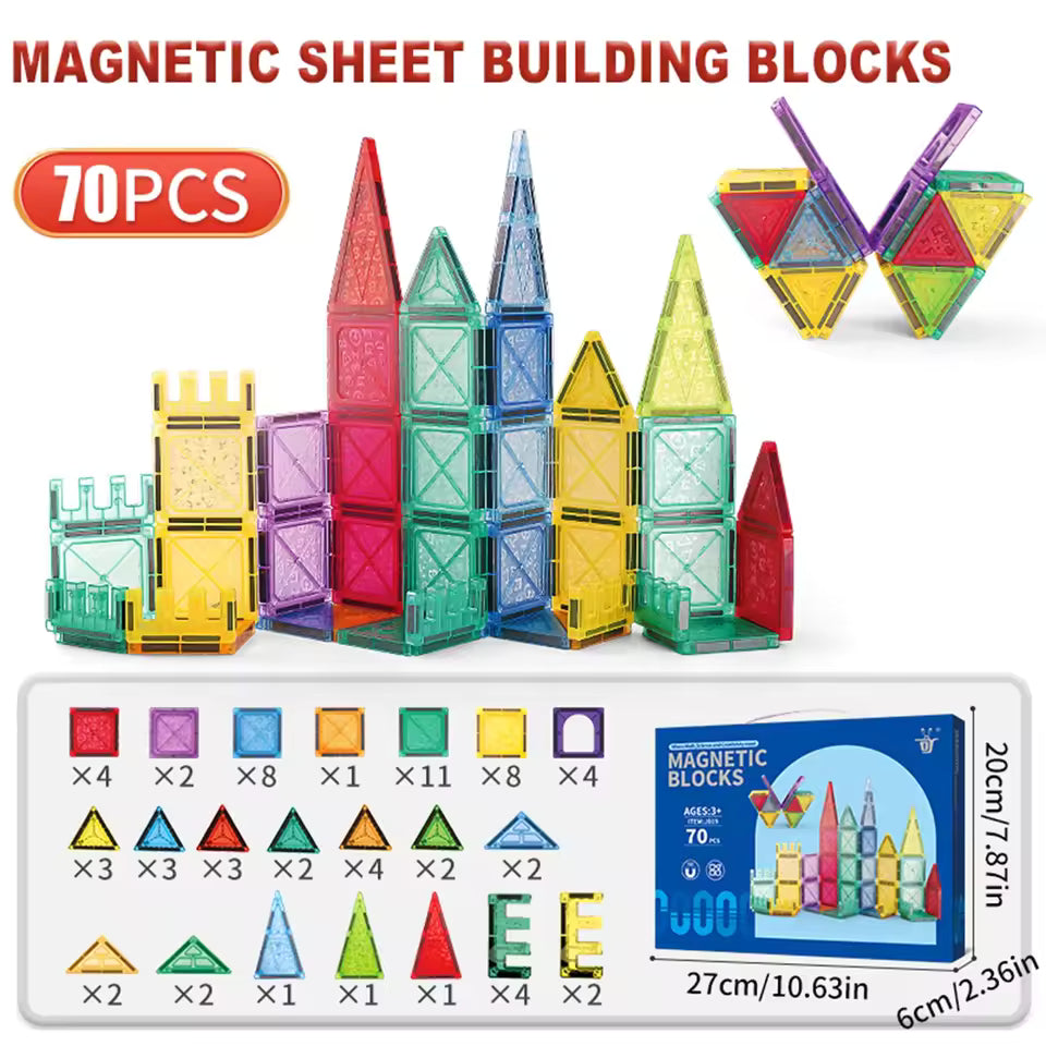 Magnetic Building Blocks for Kids.
