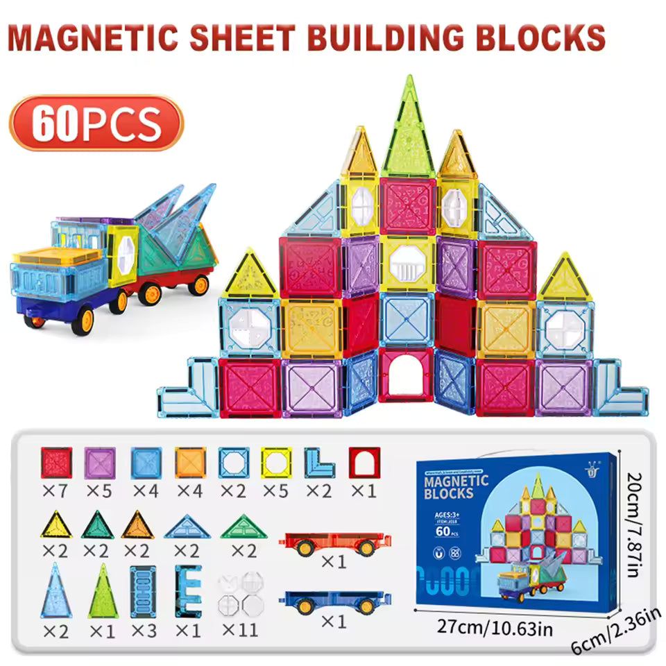 Magnetic Building Blocks for Kids.