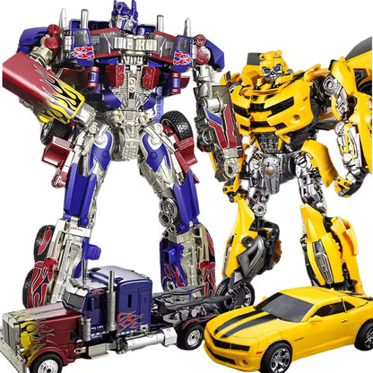 Optimus Prime & Bumblebee Transforming Robot Toy.