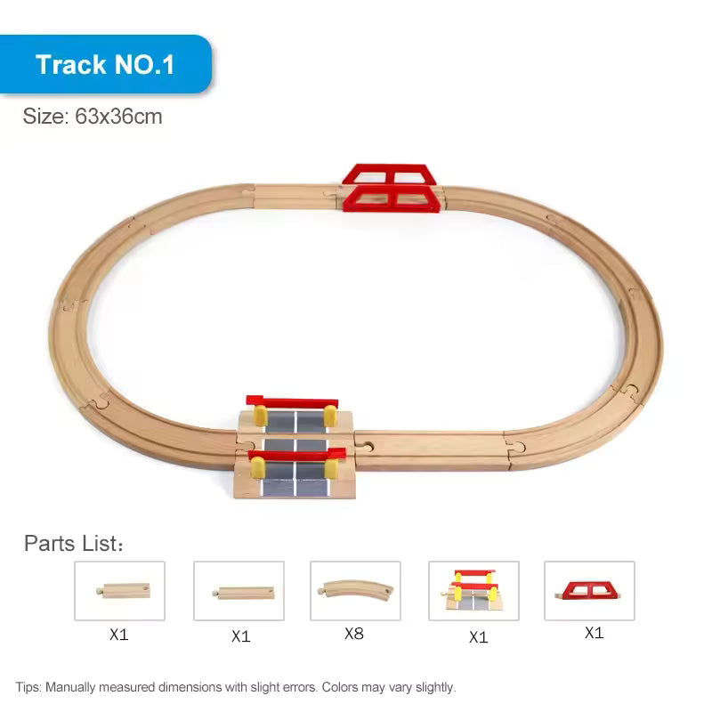 Wooden Train Track