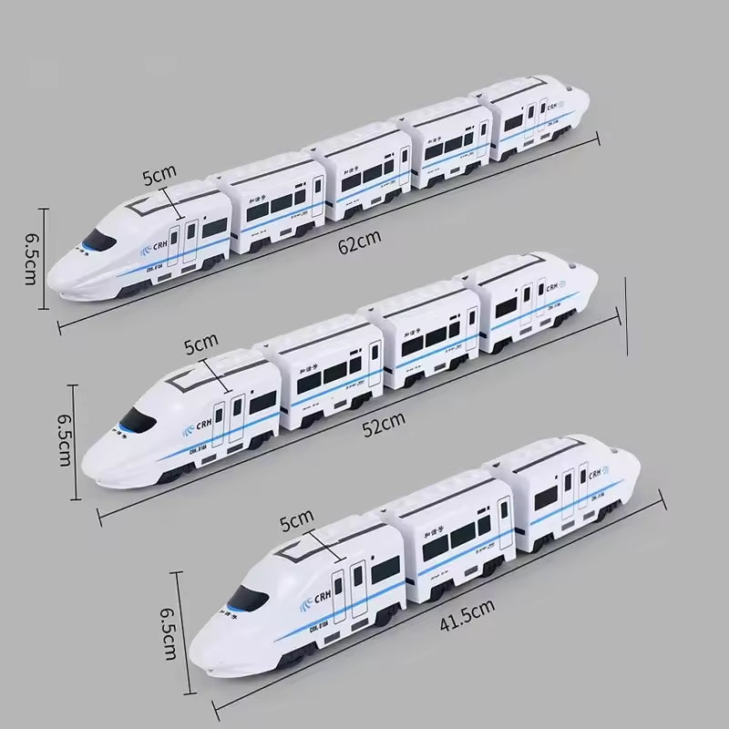 Electric High-Speed Train Toy with Lights and Sound