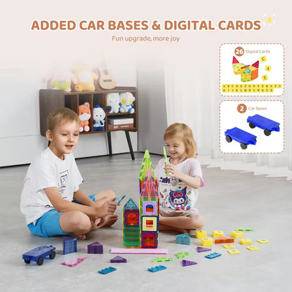 SucceBuy 121PCS Magnetic Building Blocks Set