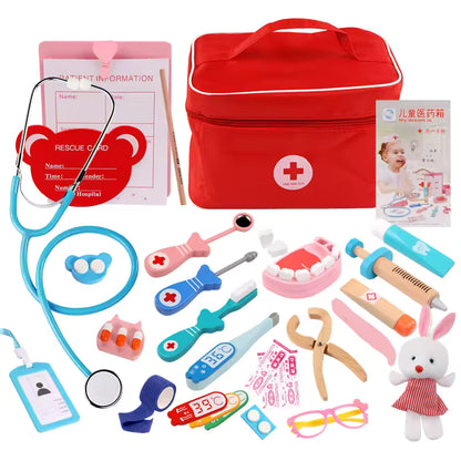 Wooden Pretend Play Doctor Educational Toys