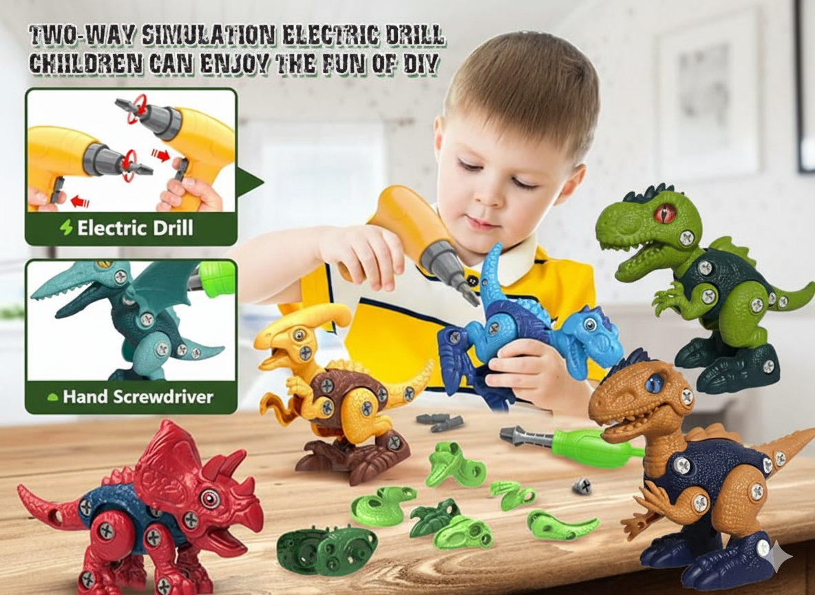Dinosaur STEM Building Toy Set