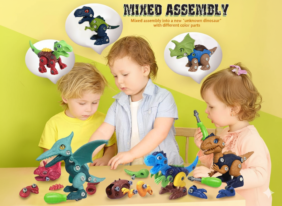 Dinosaur STEM Building Toy Set