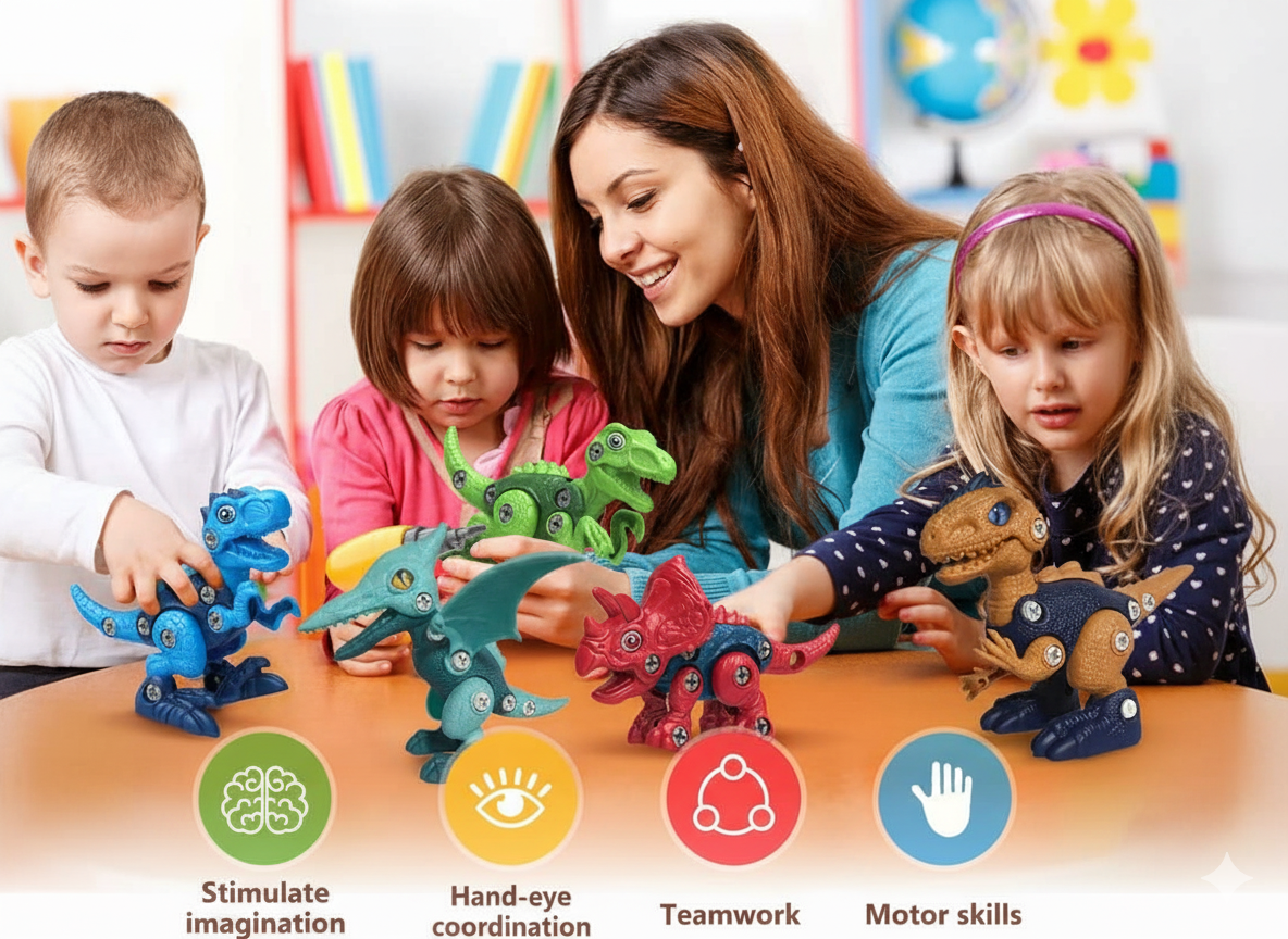 Dinosaur STEM Building Toy Set