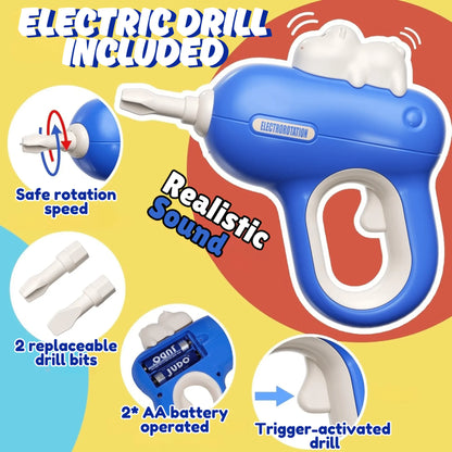 Hippo All-in-one Tool Hub DIY Montessori Tool Box Set