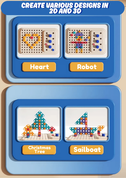 Hippo All-in-one Tool Hub DIY Montessori Tool Box Set