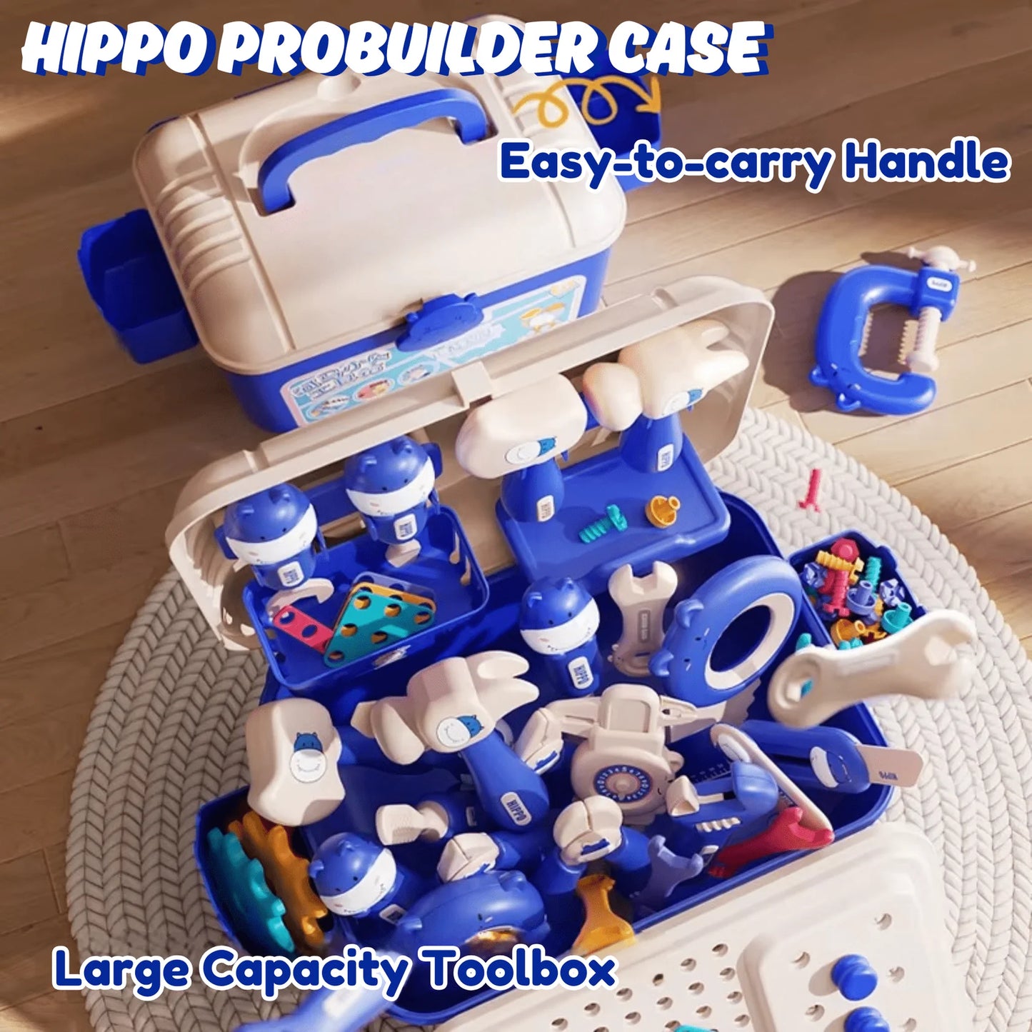 Hippo All-in-one Tool Hub DIY Montessori Tool Box Set