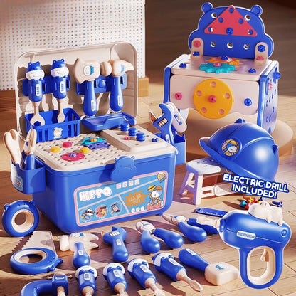 Hippo All-in-one Tool Hub DIY Montessori Tool Box Set