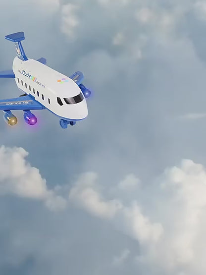 Deformation Music Simulation Toy Plane