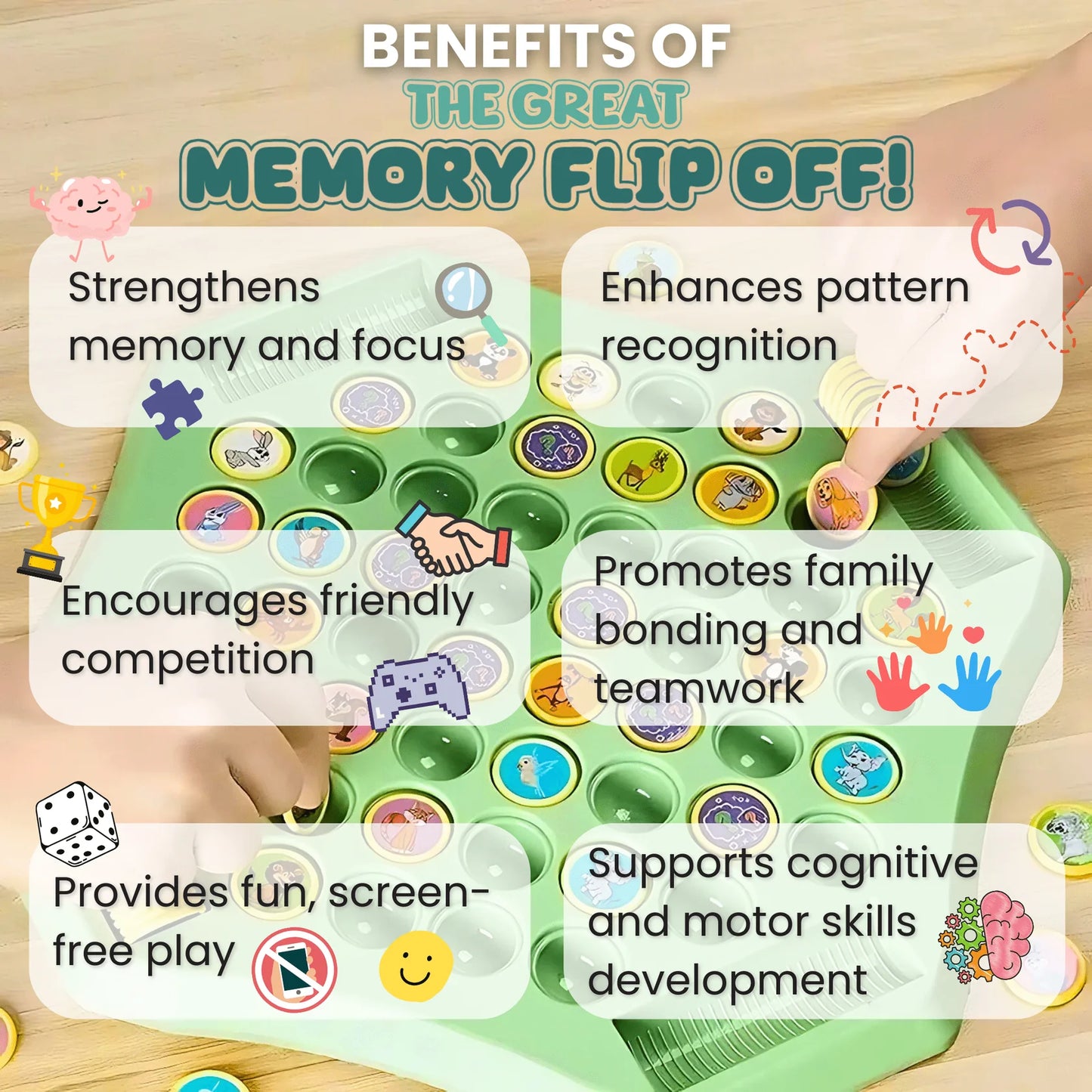 The Great Memory Flip Off! – Fast-Paced Matching Game for All Ages